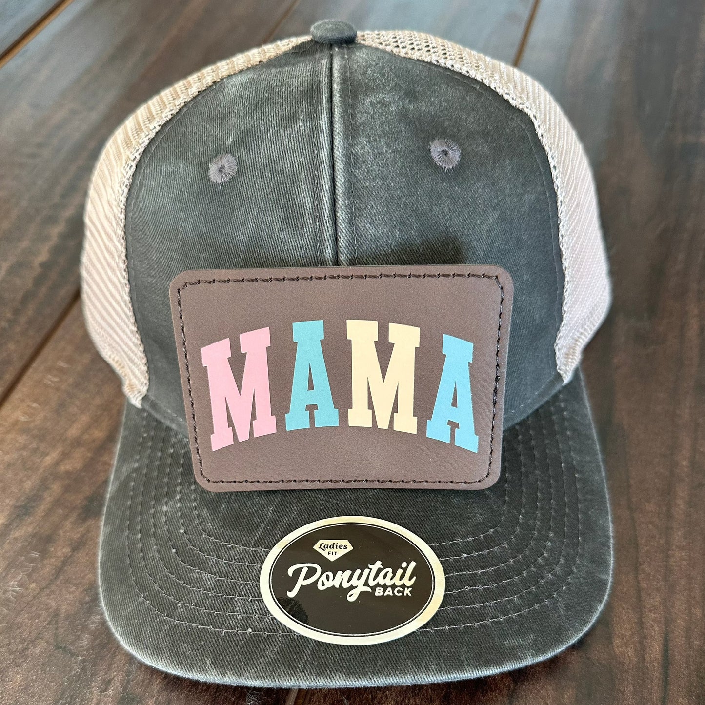 cap - Color block Mama cap