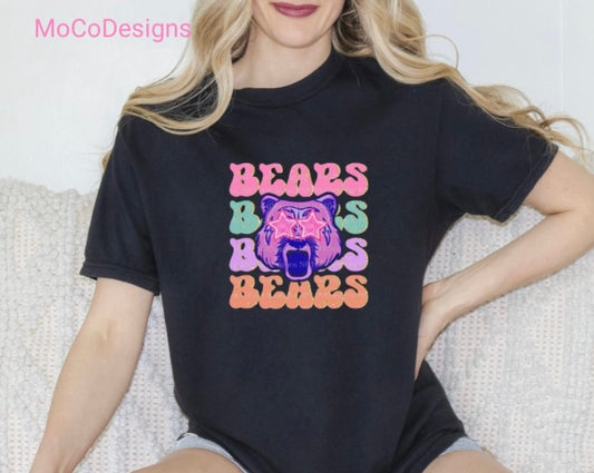 Bears- Multi color Bear shirt