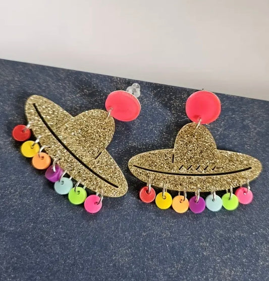 Sombrero earrings