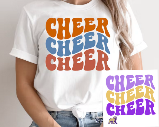 Cheer customized shirt - any color you want & with or without mascot